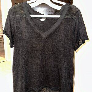 Oversized Free People V Neck Shirt